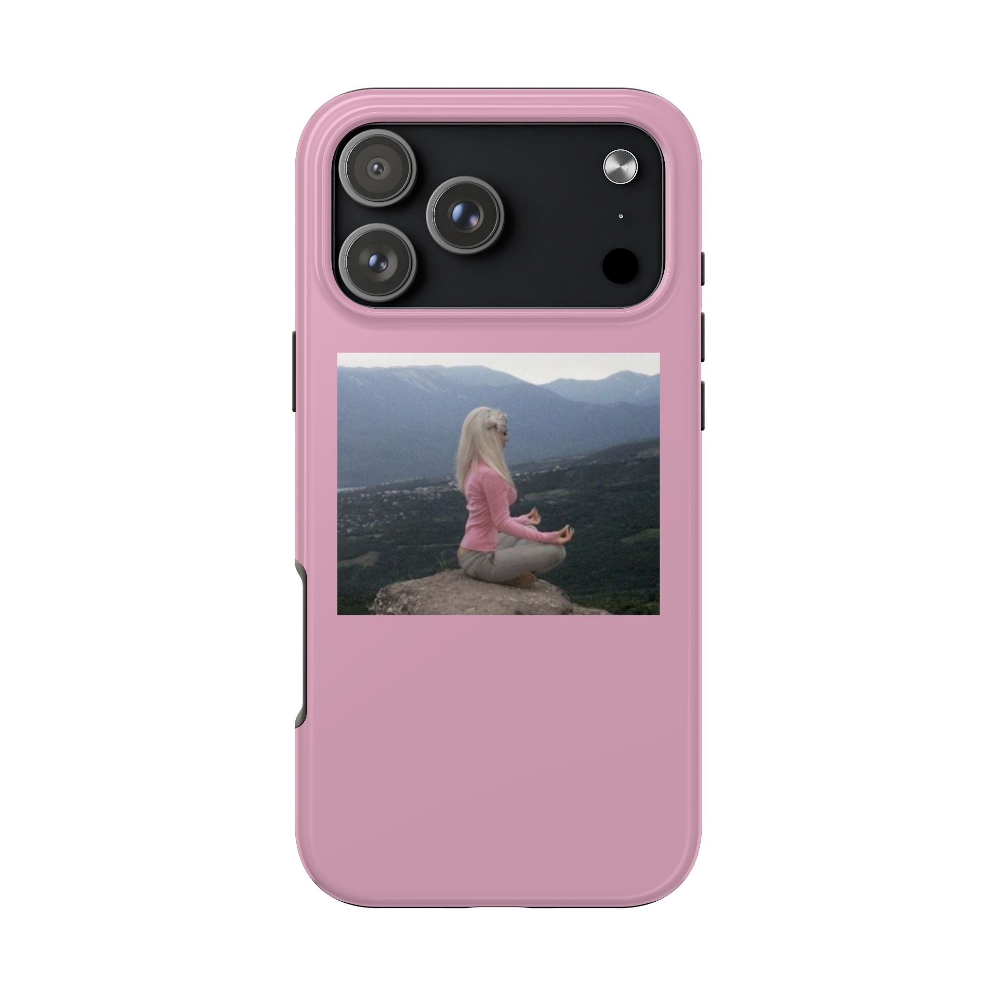 Manifestation Yoga Girl Manifesting Meme Phone Case