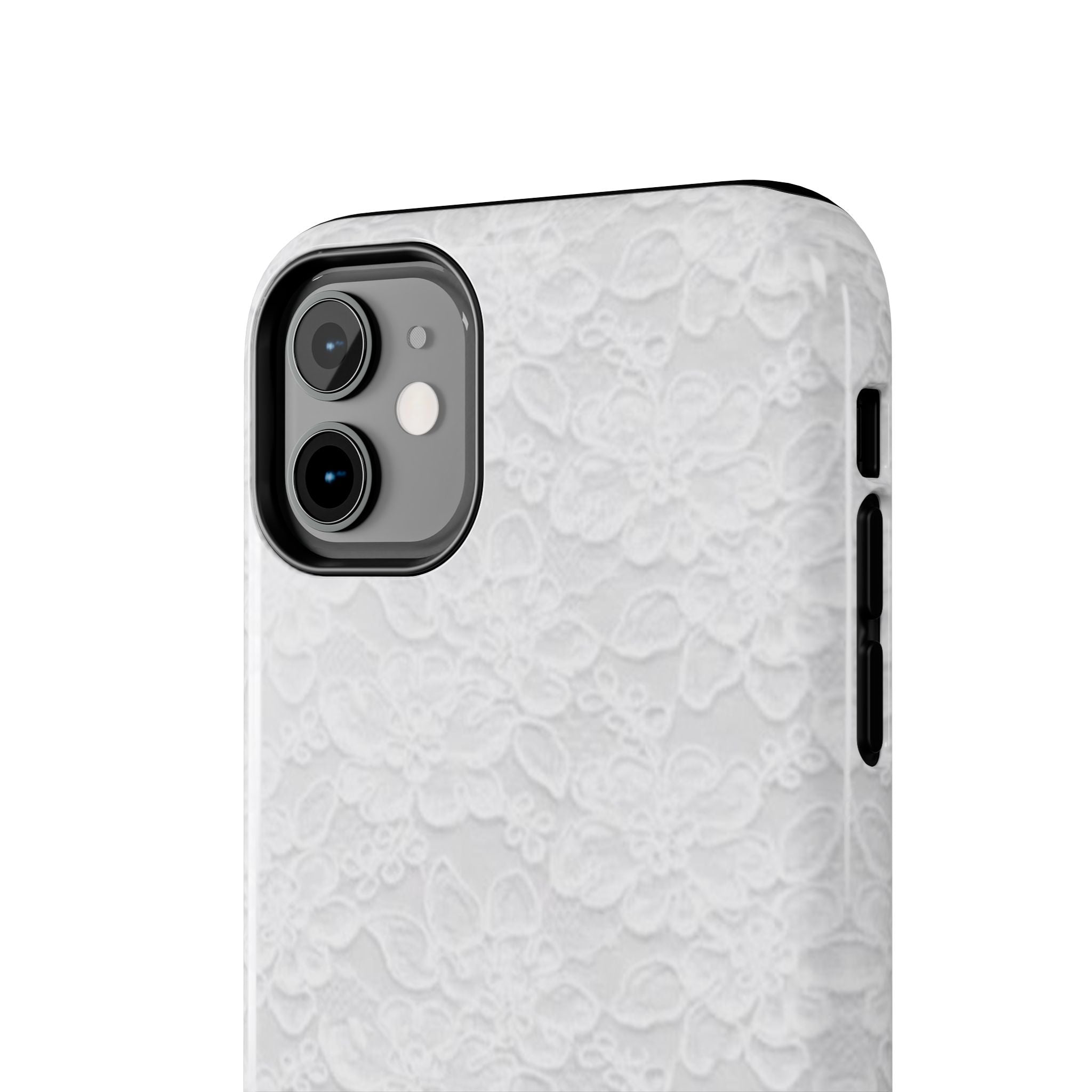 White Lace Coquette Phone Case