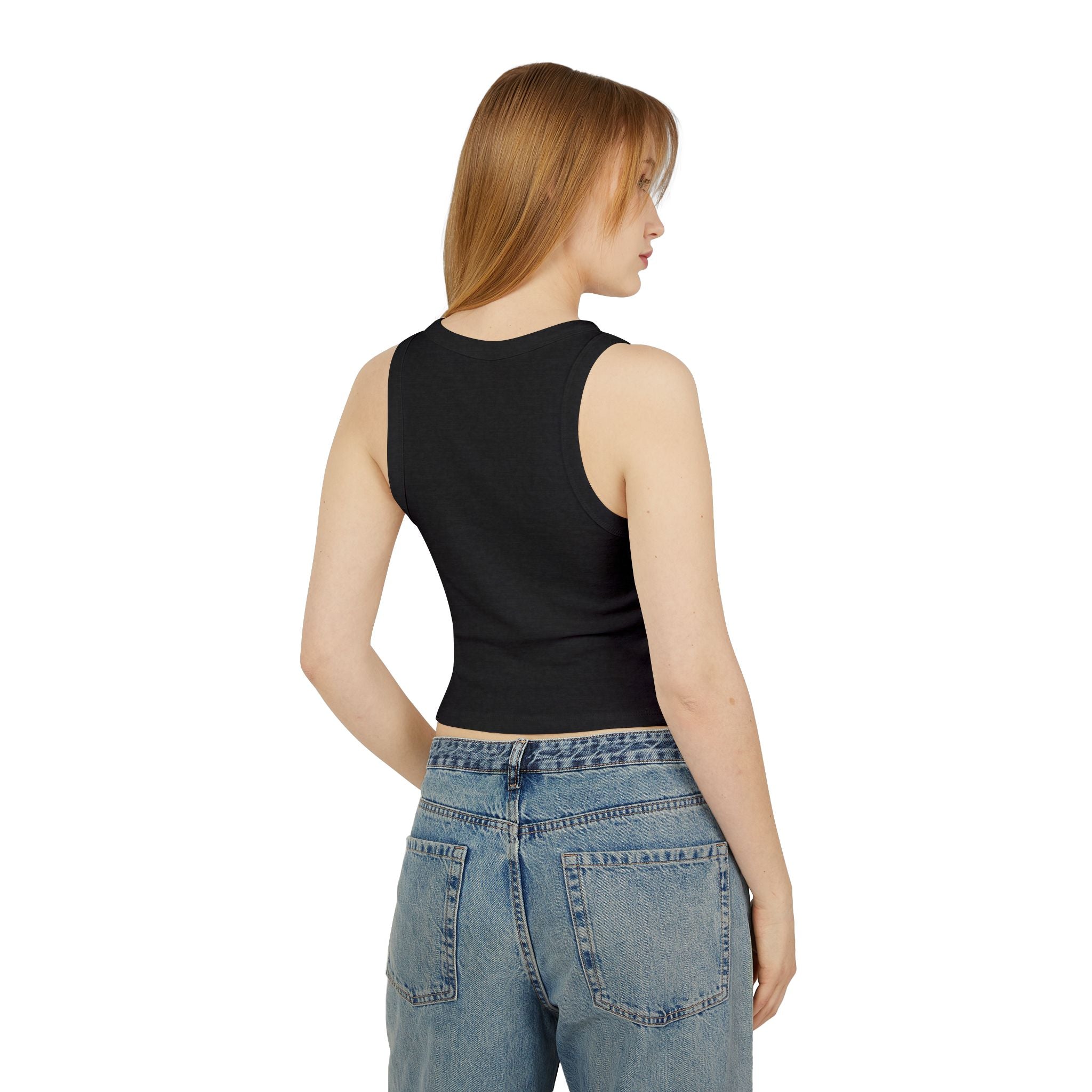 "EXPENSIVE AND DIFFICULT" Women's Micro Rib Racer Tank Top