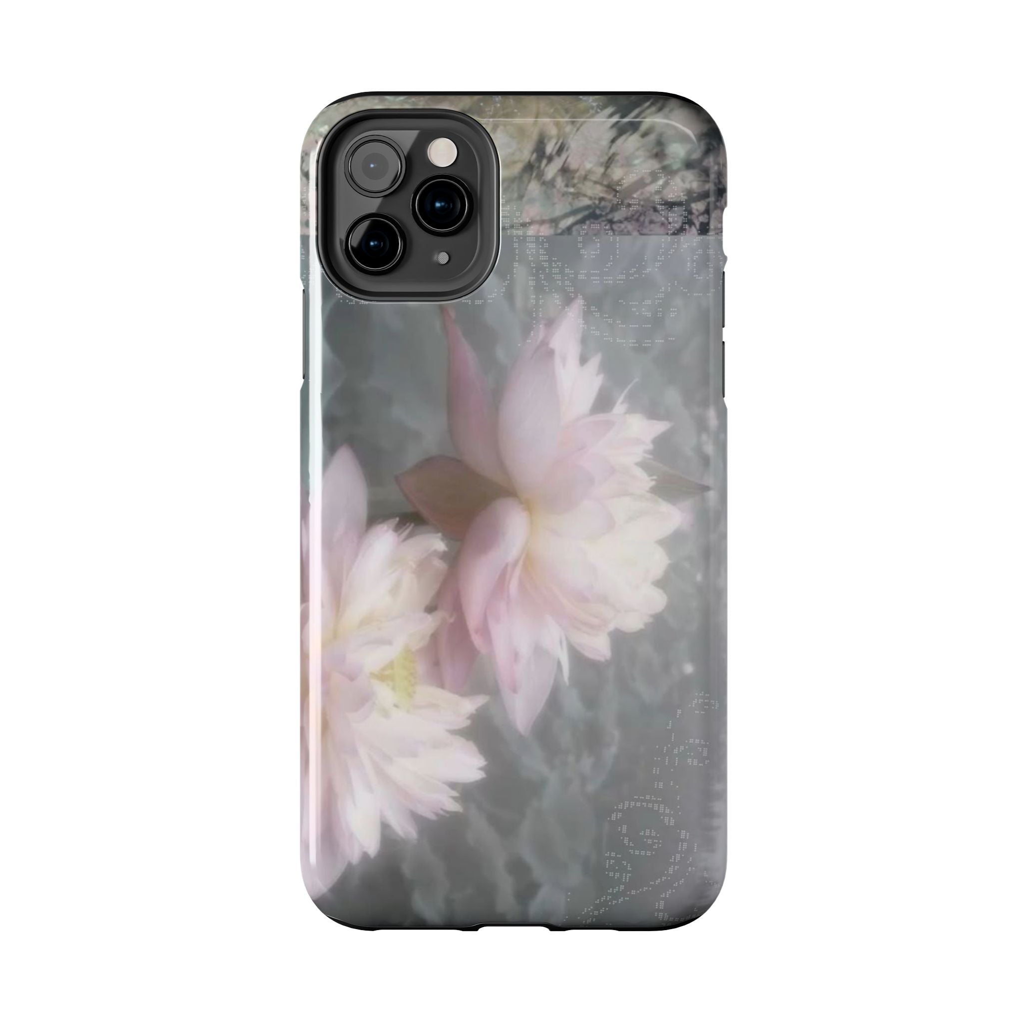 Lotus Flowers Cyber Whimsy Phone Case