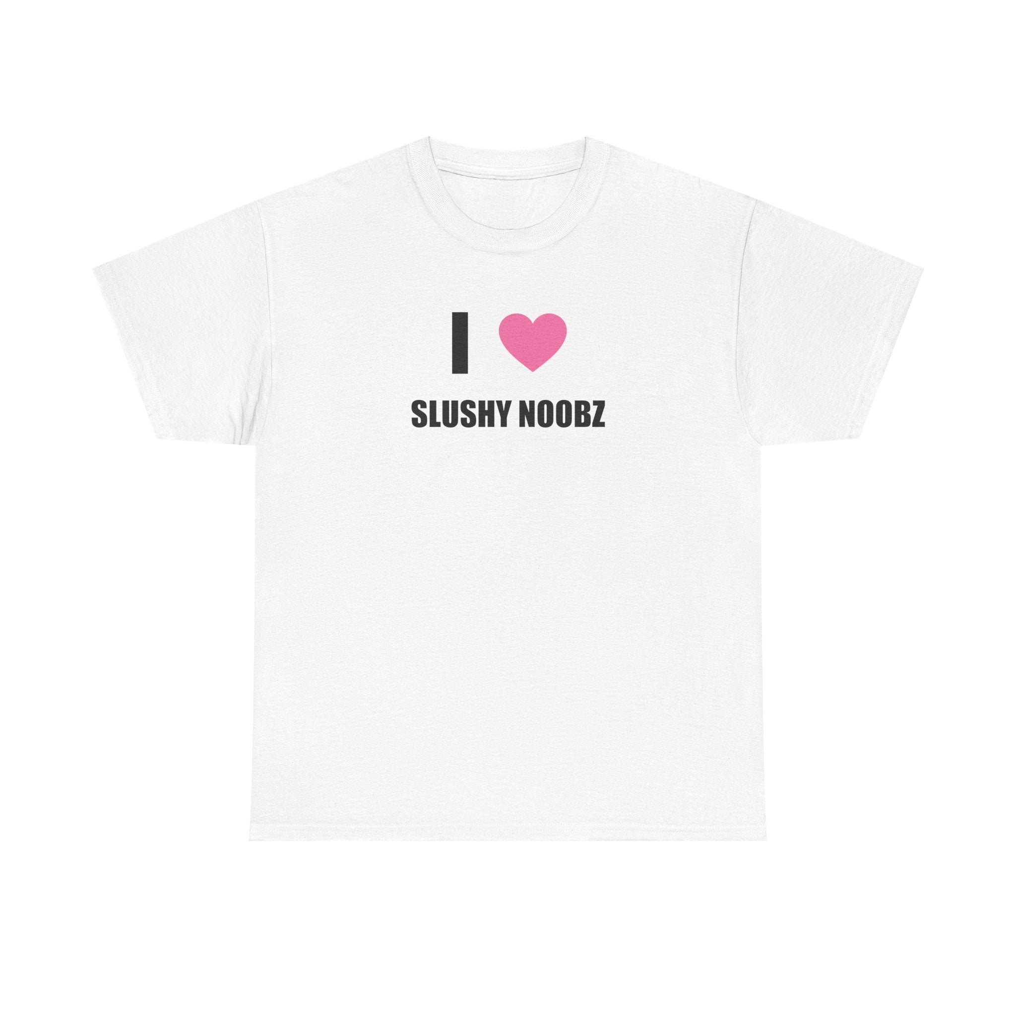 I Love Slushy Noobz Unisex Heavy Cotton Tee