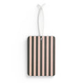 Striped Pink and Black Car Air Freshener