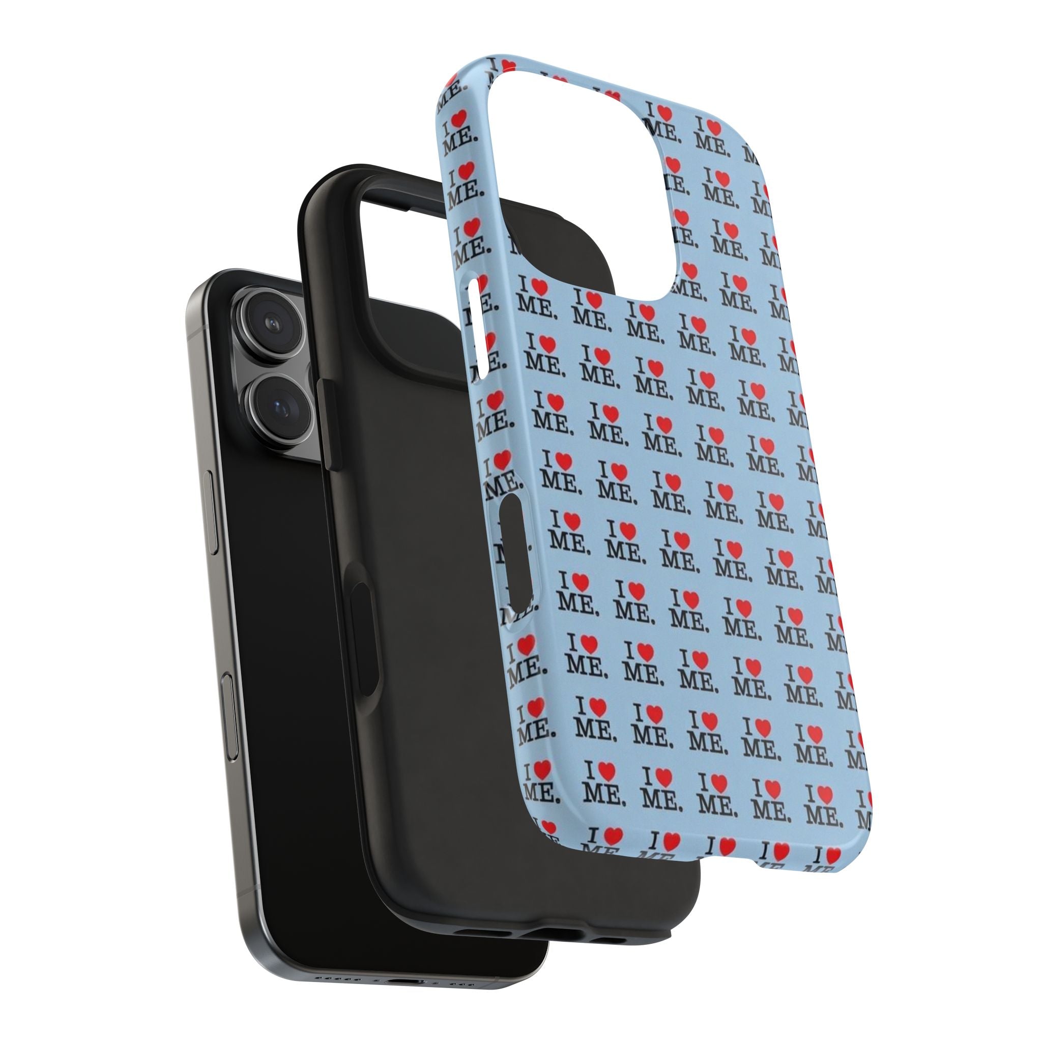 I <3 Me Baby Blue Phone Case