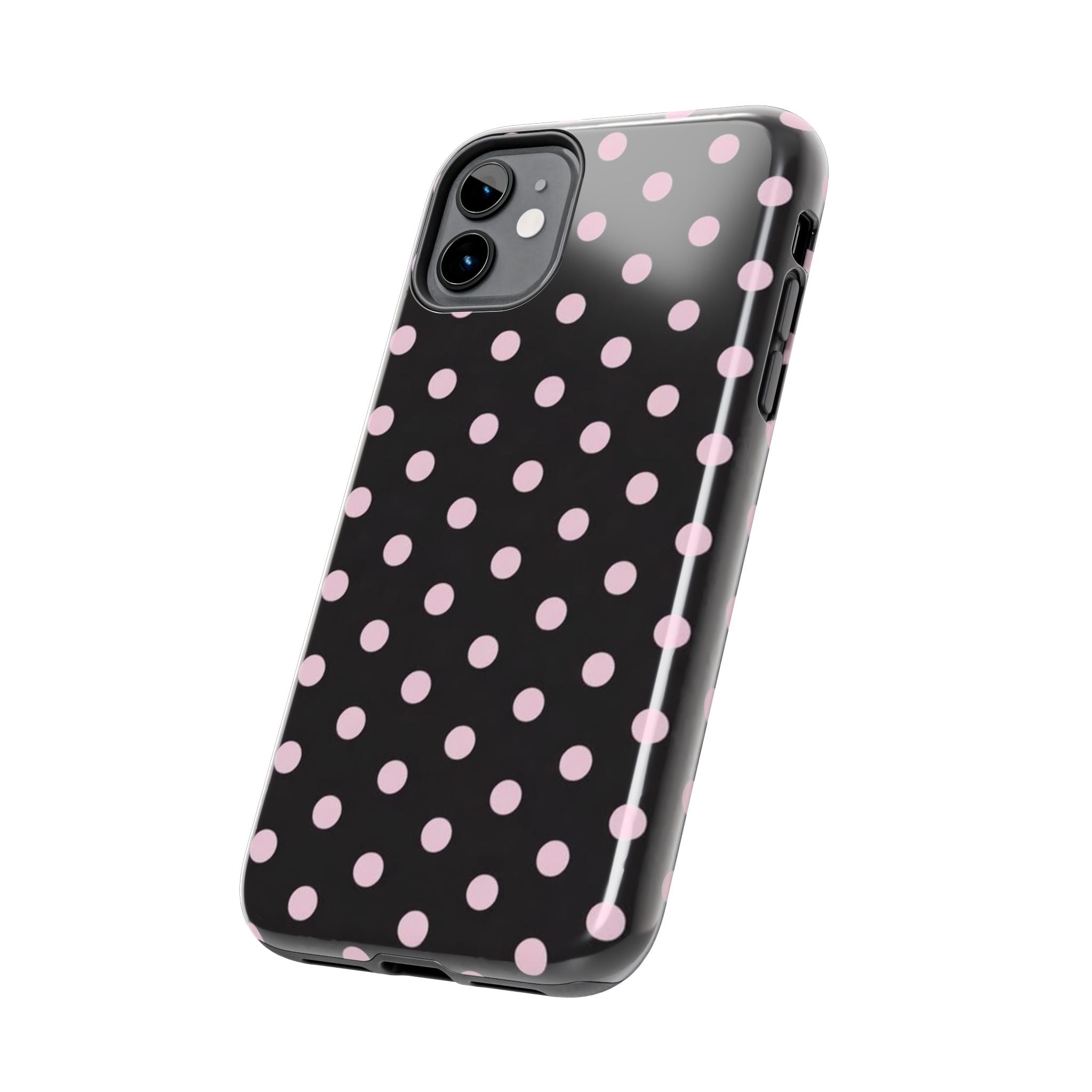 Black and Pink Spots Phone Case