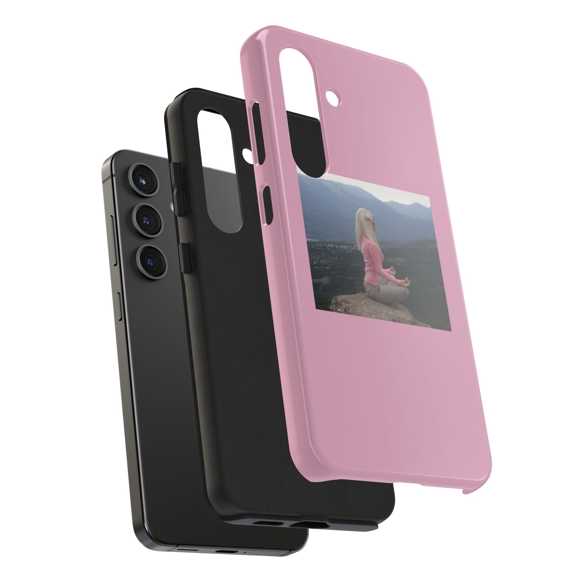 Manifestation Yoga Girl Manifesting Meme Phone Case