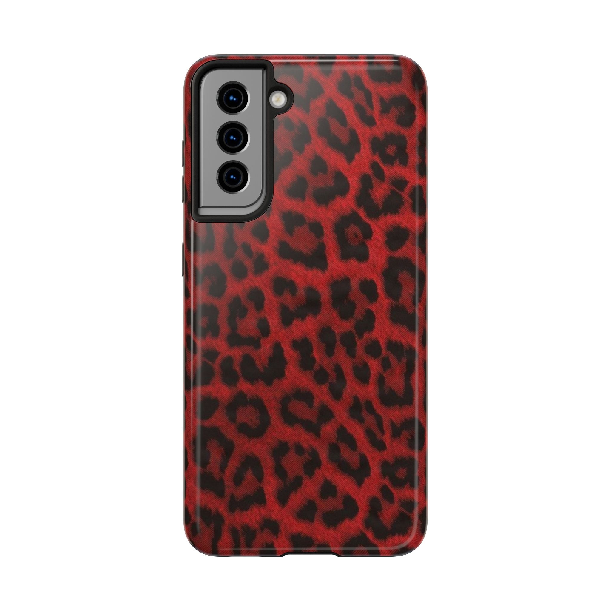 Red Cheetah Leopard Phone Case  - Tough Impact-Resistant Case