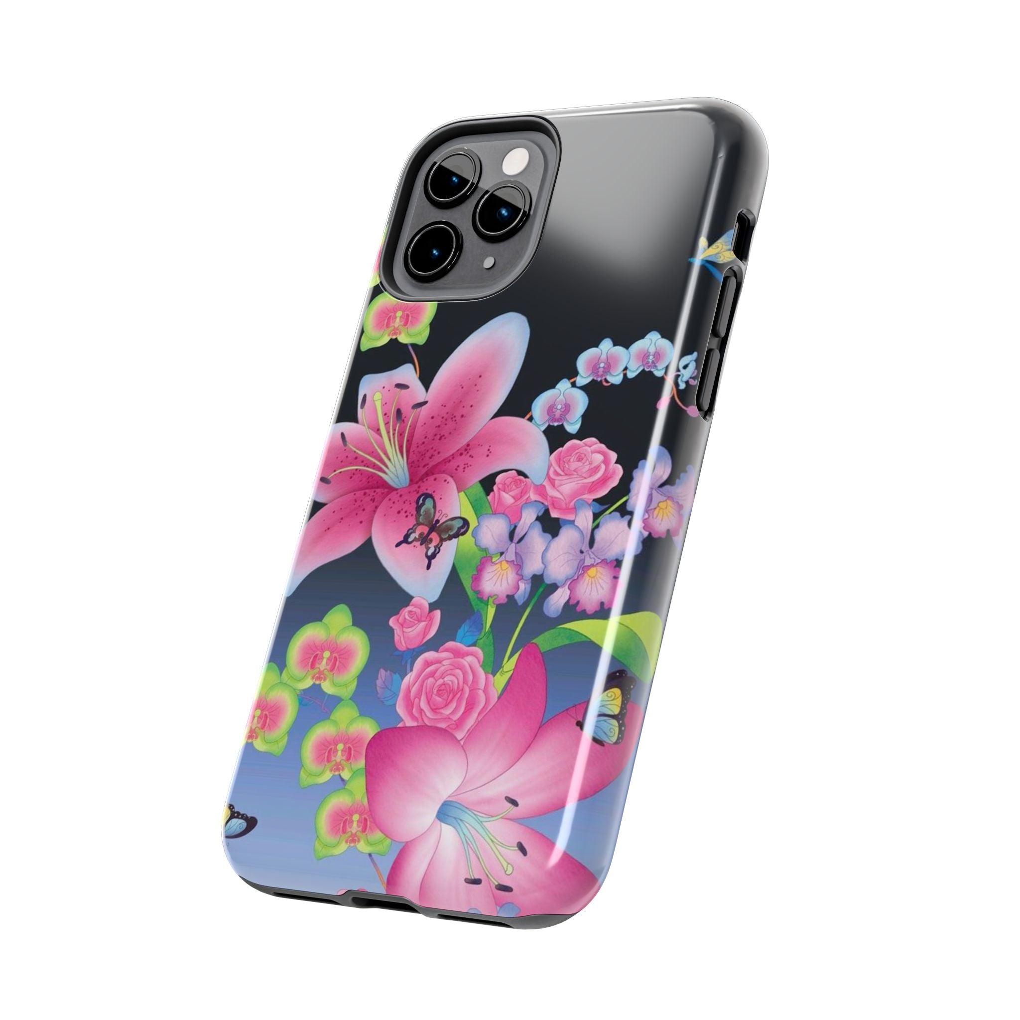 Bright Lily and Orchid  Phone Case