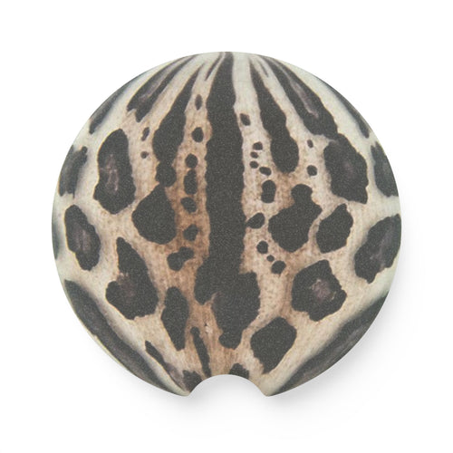 Cheetah Print Soapstone Car Coaster