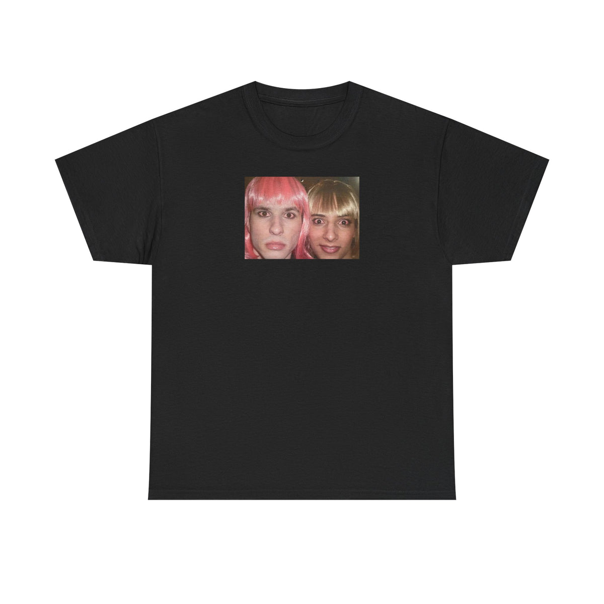 Proud Slushy Noobz Martin and Hamzah Funny Faded Wig Pic Fan Merch - 100% Cotton Tee
