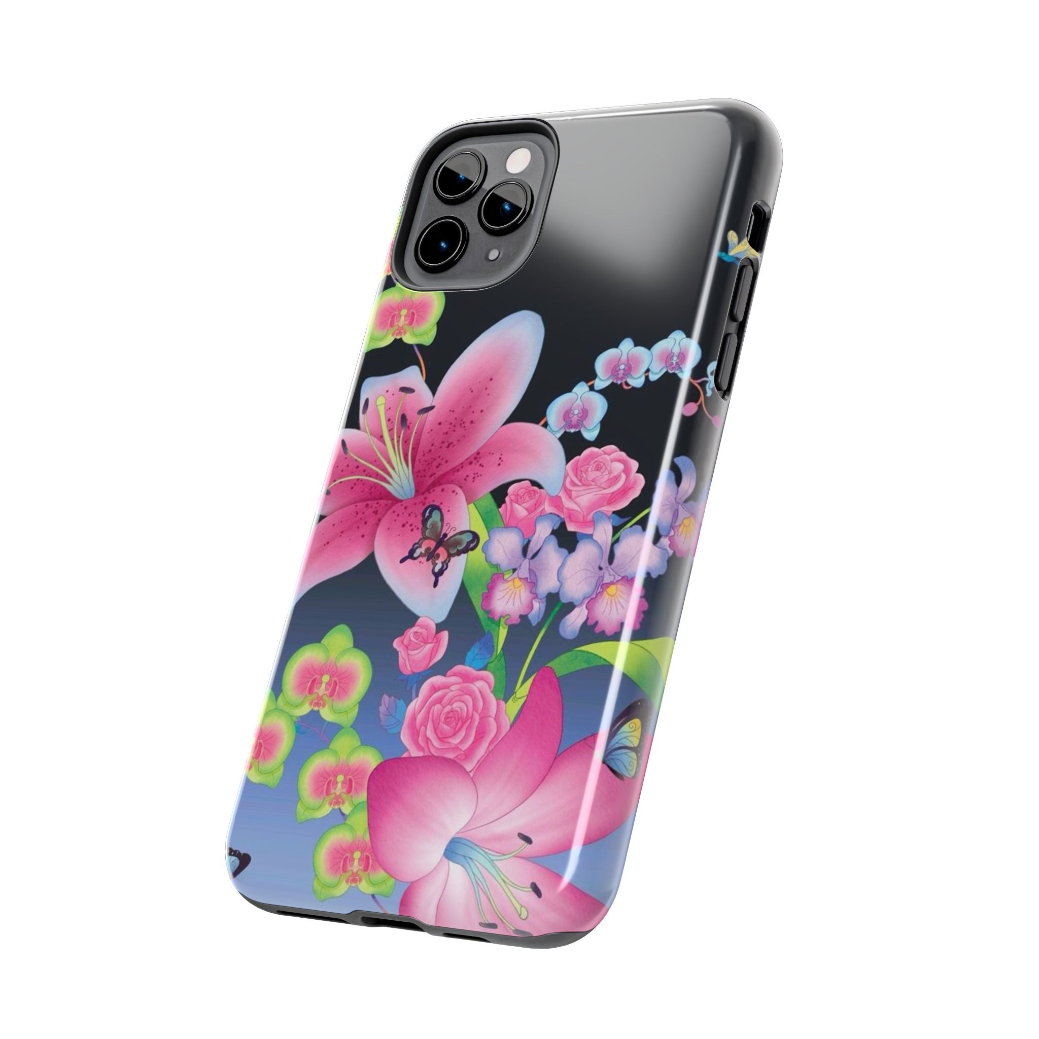 Bright Lily and Orchid  Phone Case