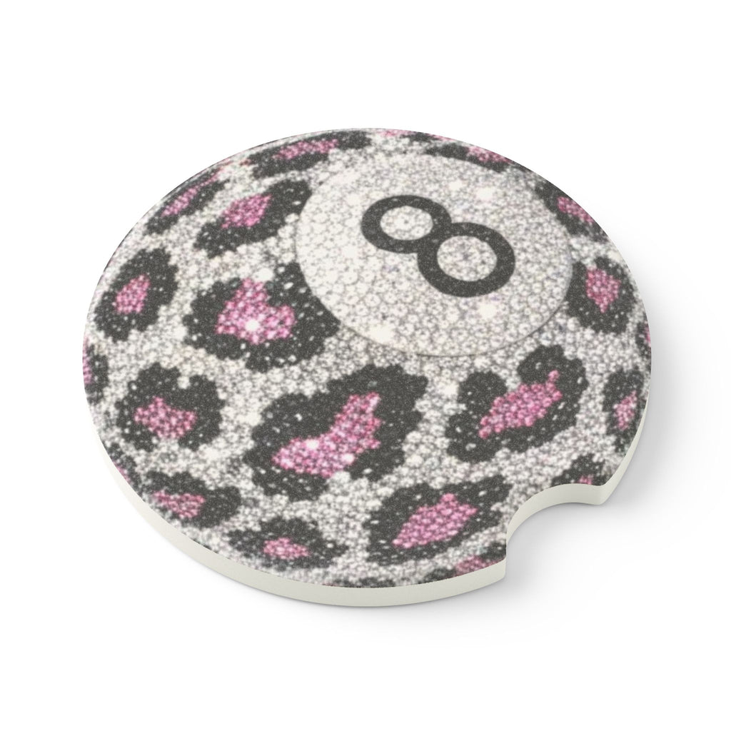 Pool Ball Cute Soapstone Car Coaster