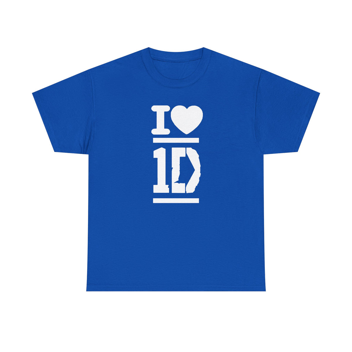 One Direction Shirt I heart 1D Harry Styles Lyric Inspired 100% Cotton Shirt