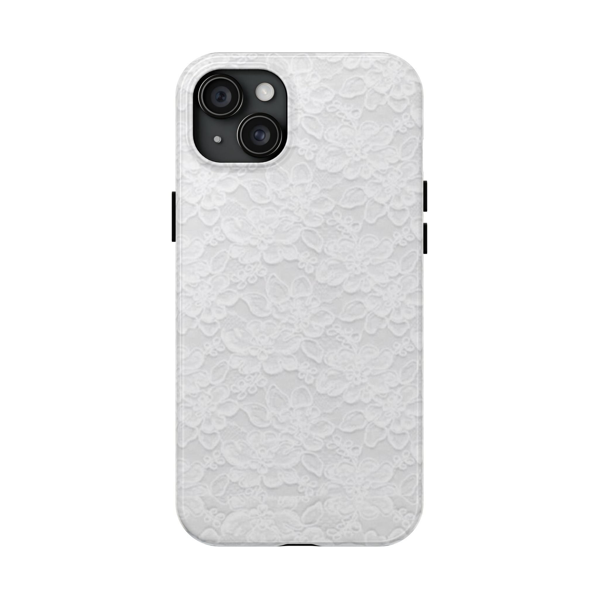 White Lace Coquette Phone Case