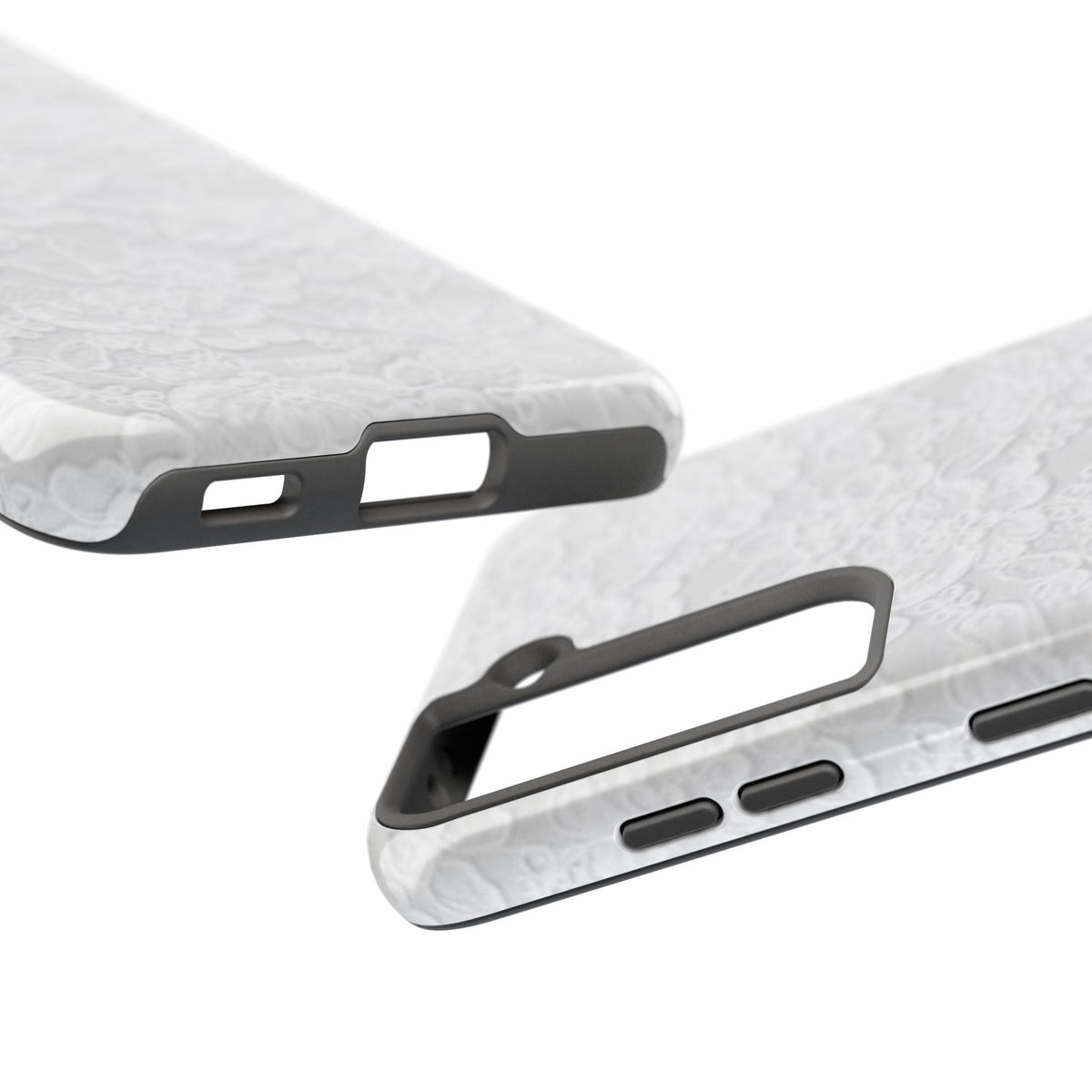 White Lace Coquette Phone Case