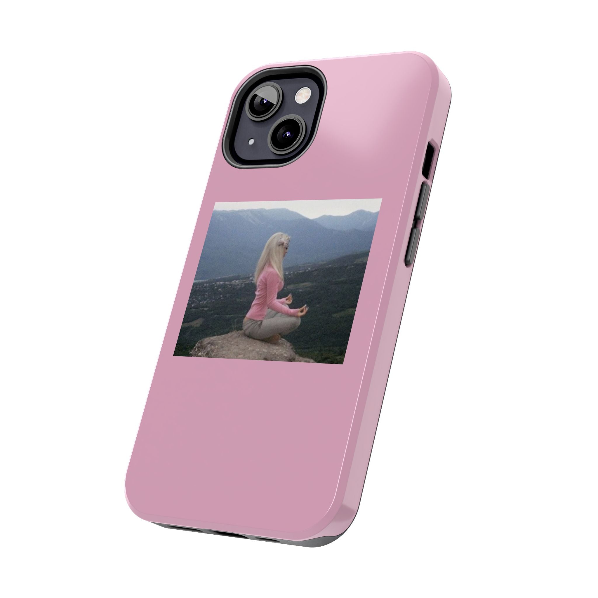 Manifestation Yoga Girl Manifesting Meme Phone Case