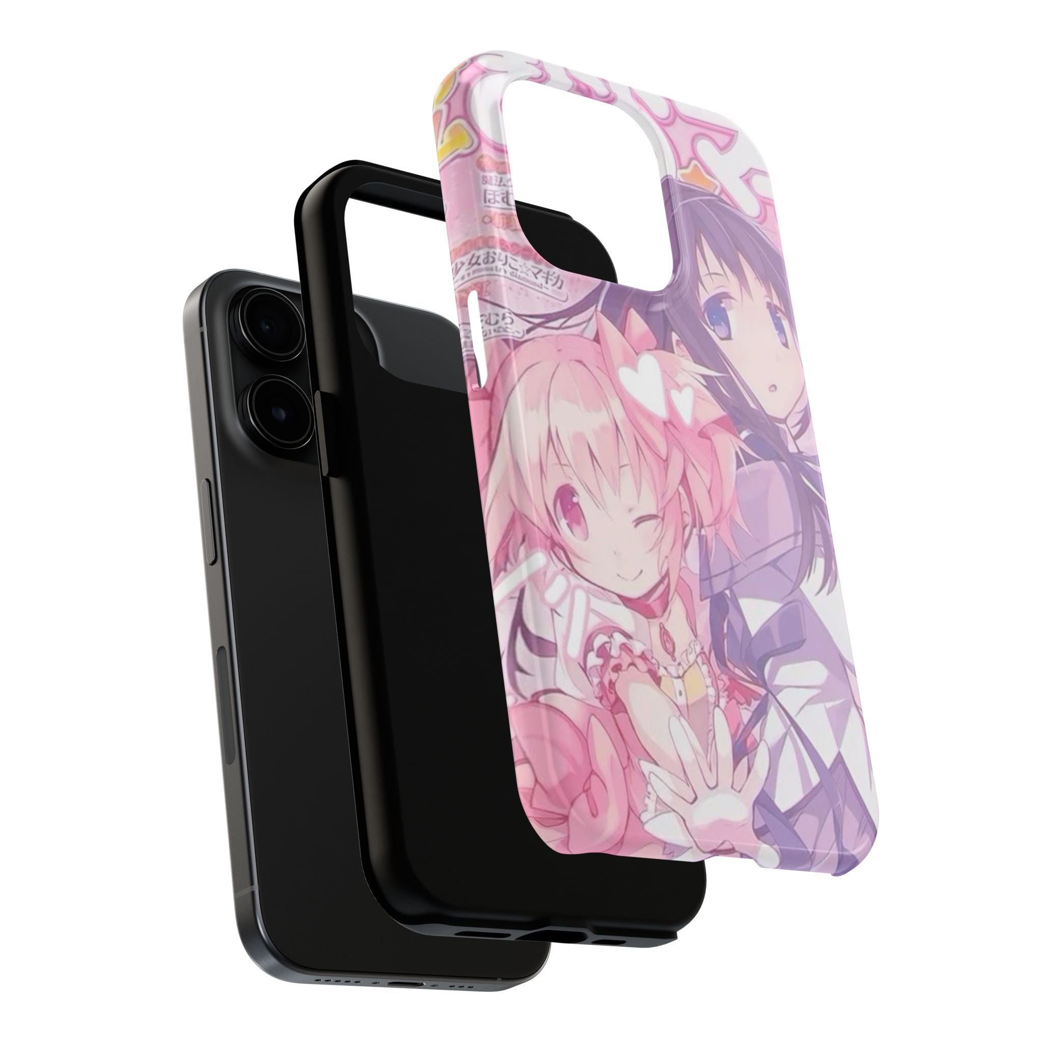 Cute Pink and Purple Anime Phone Case