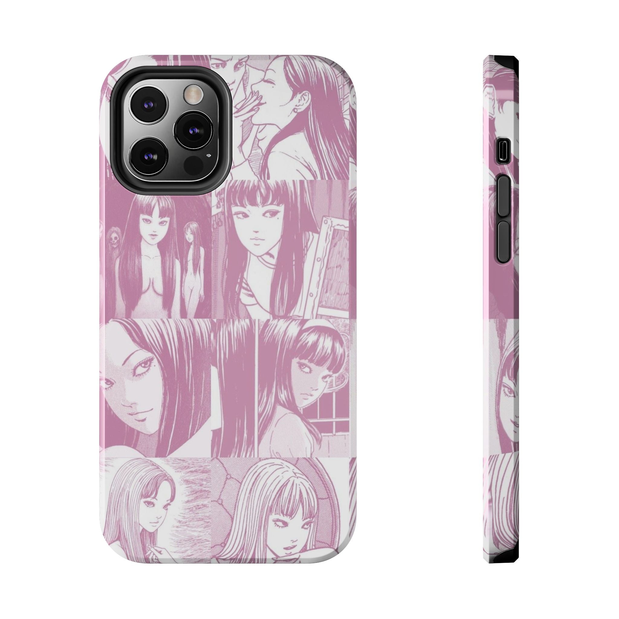Cute Pink Anime Girl Comic BookPhone Case  - Tough Impact-Resistant Cases