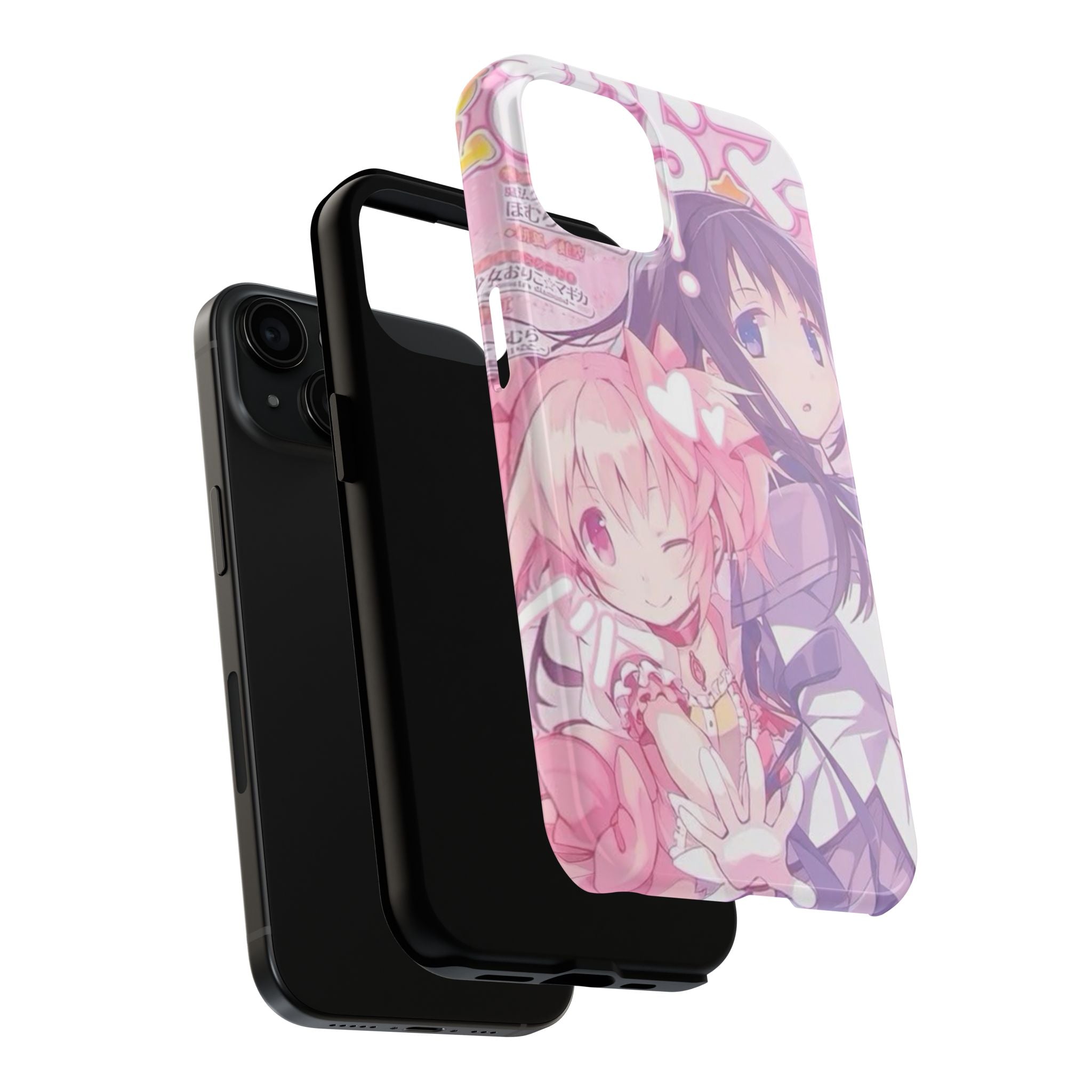 Cute Pink and Purple Anime Phone Case