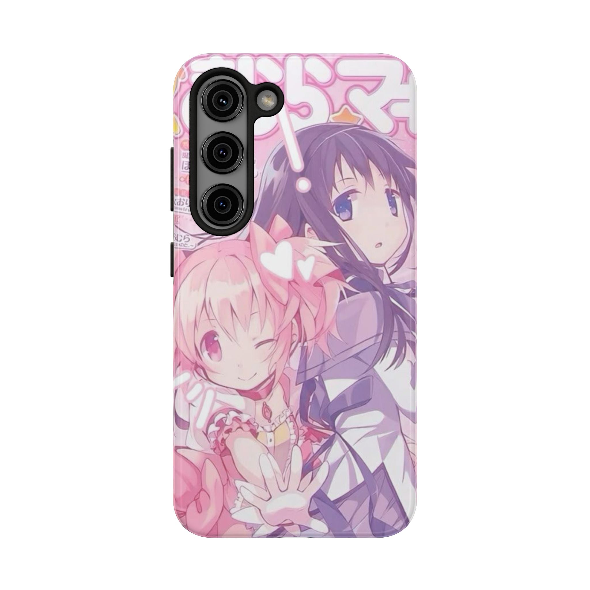 Cute Pink and Purple Anime Phone Case