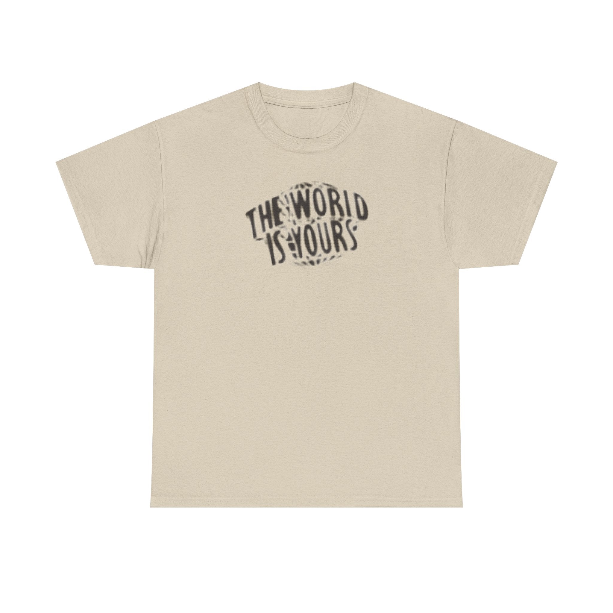 The World is Yours Faded Print 100% Cotton Tee