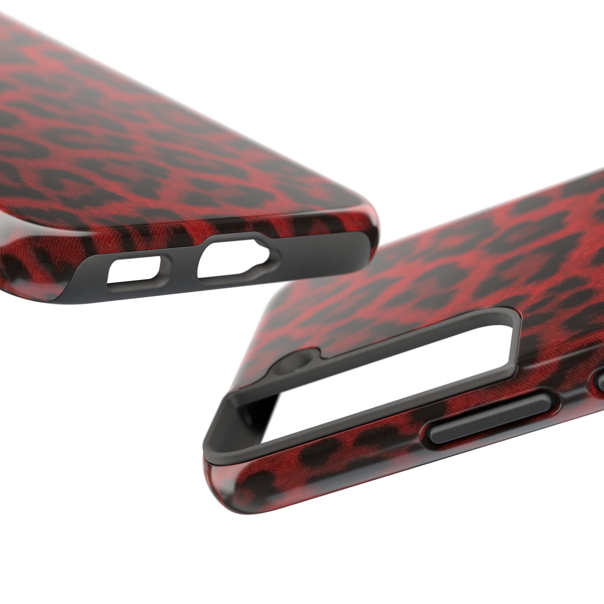 Red Cheetah Leopard Phone Case  - Tough Impact-Resistant Case