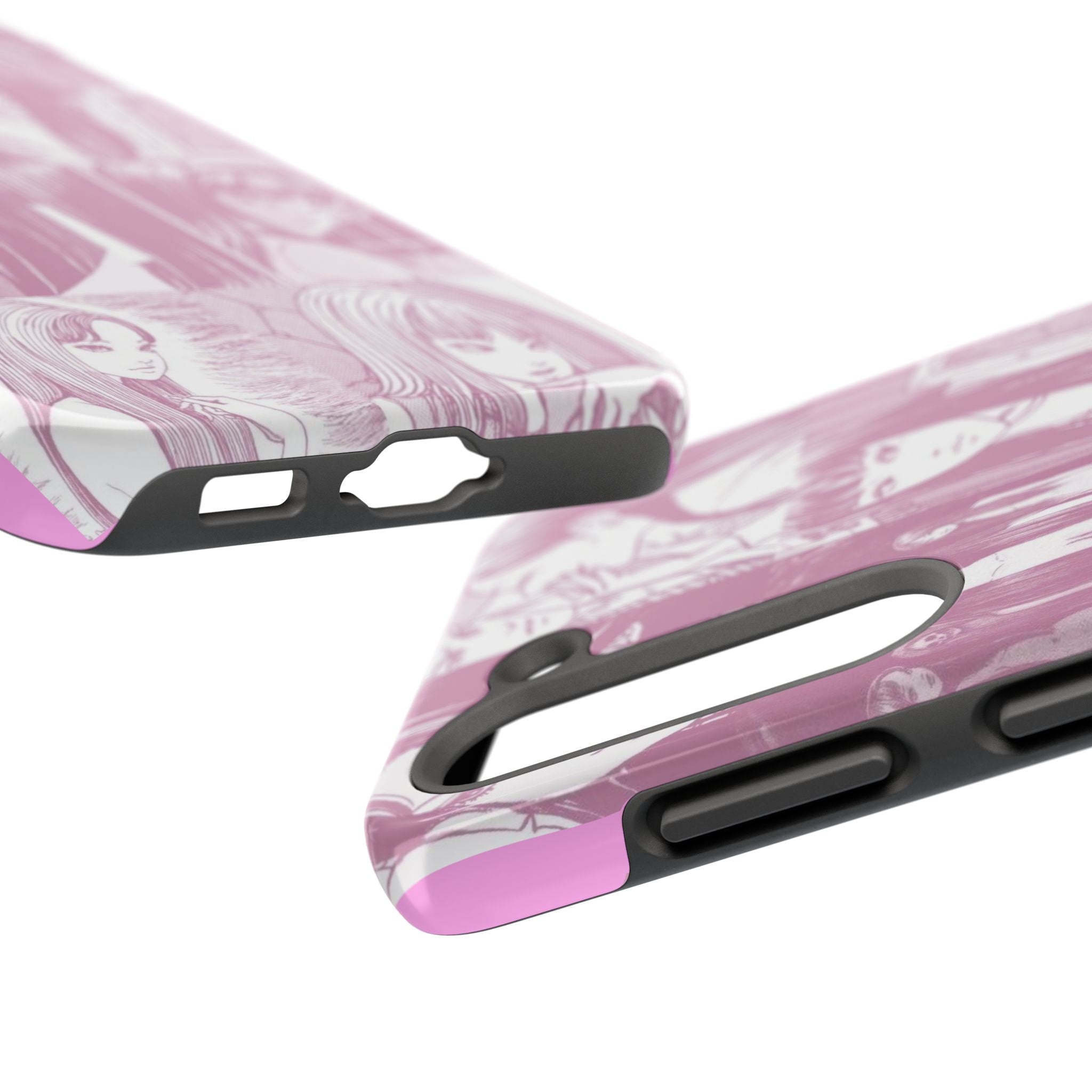 Cute Pink Anime Girl Comic BookPhone Case  - Tough Impact-Resistant Cases