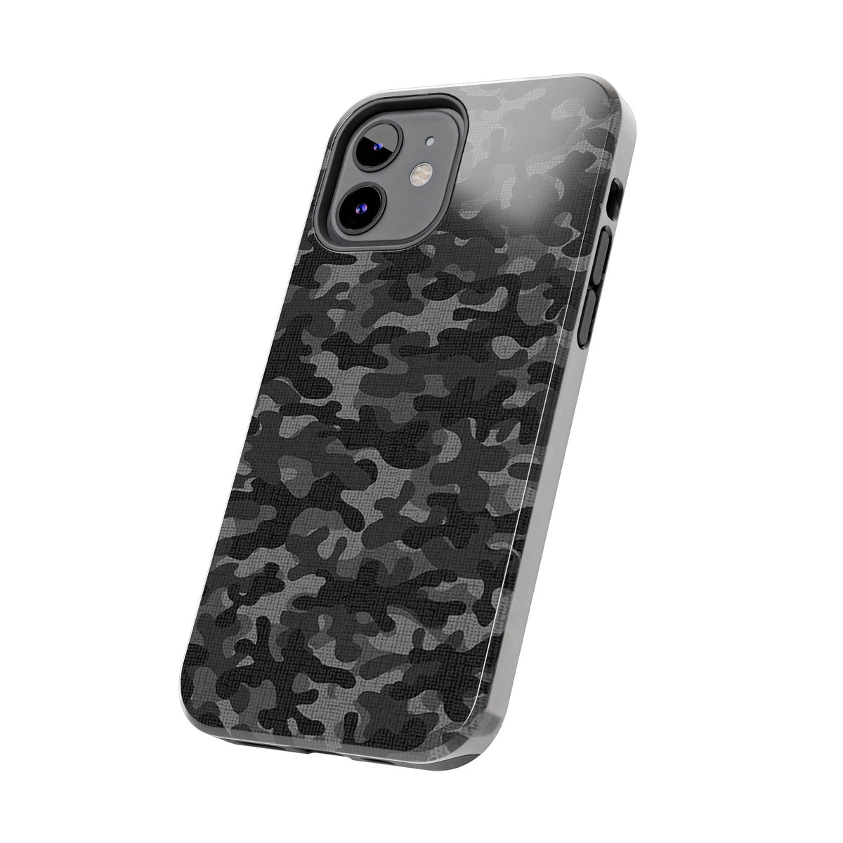 Black Camo Print Phone Case  - Tough Impact-Resistant Cases
