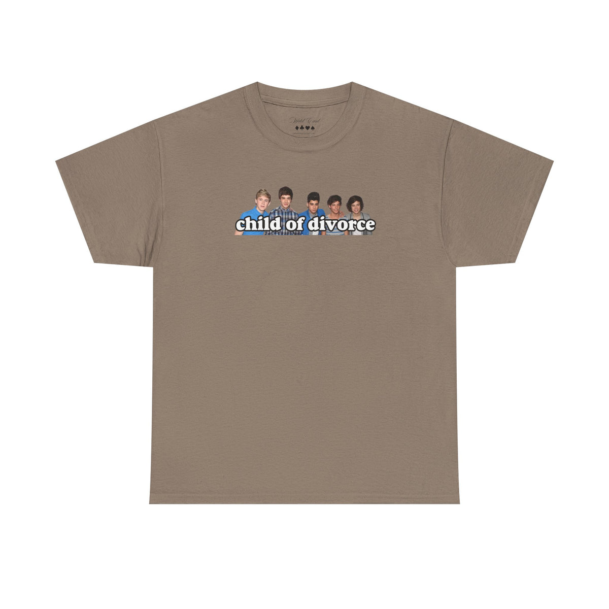 Child of Divorce 1D Fan Merch 100% Cotton T Shirt