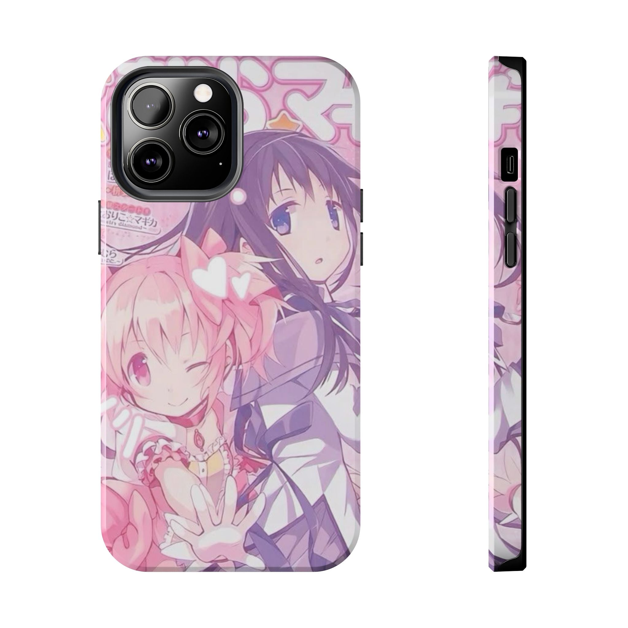 Cute Pink and Purple Anime Phone Case