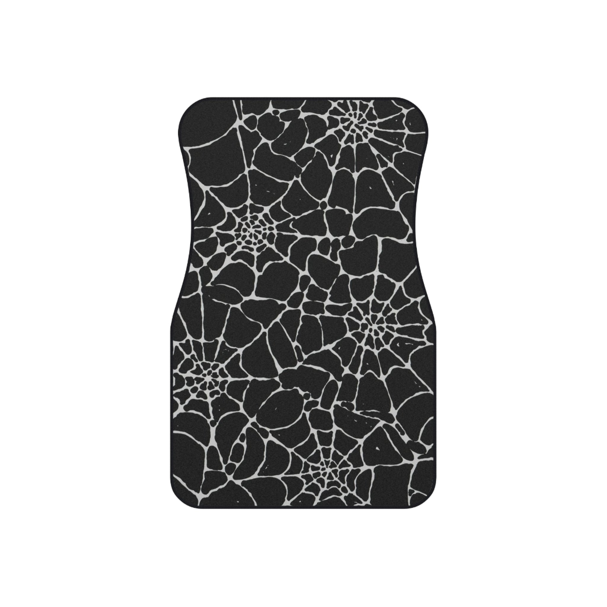 Grunge Spider Web Car Mats - Front Floor Mats Set of 2