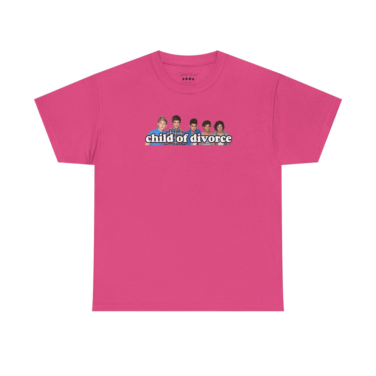 Child of Divorce 1D Fan Merch 100% Cotton T Shirt