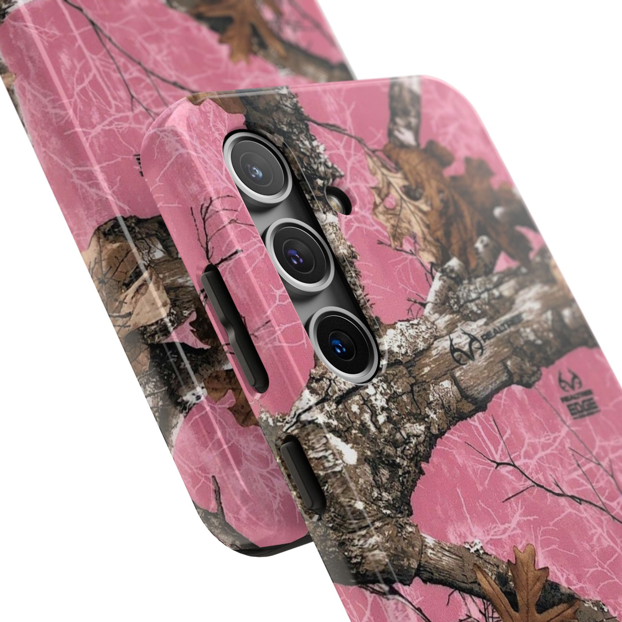 Pink Camo Real Tree Phone Case  - Tough Impact-Resistant Case