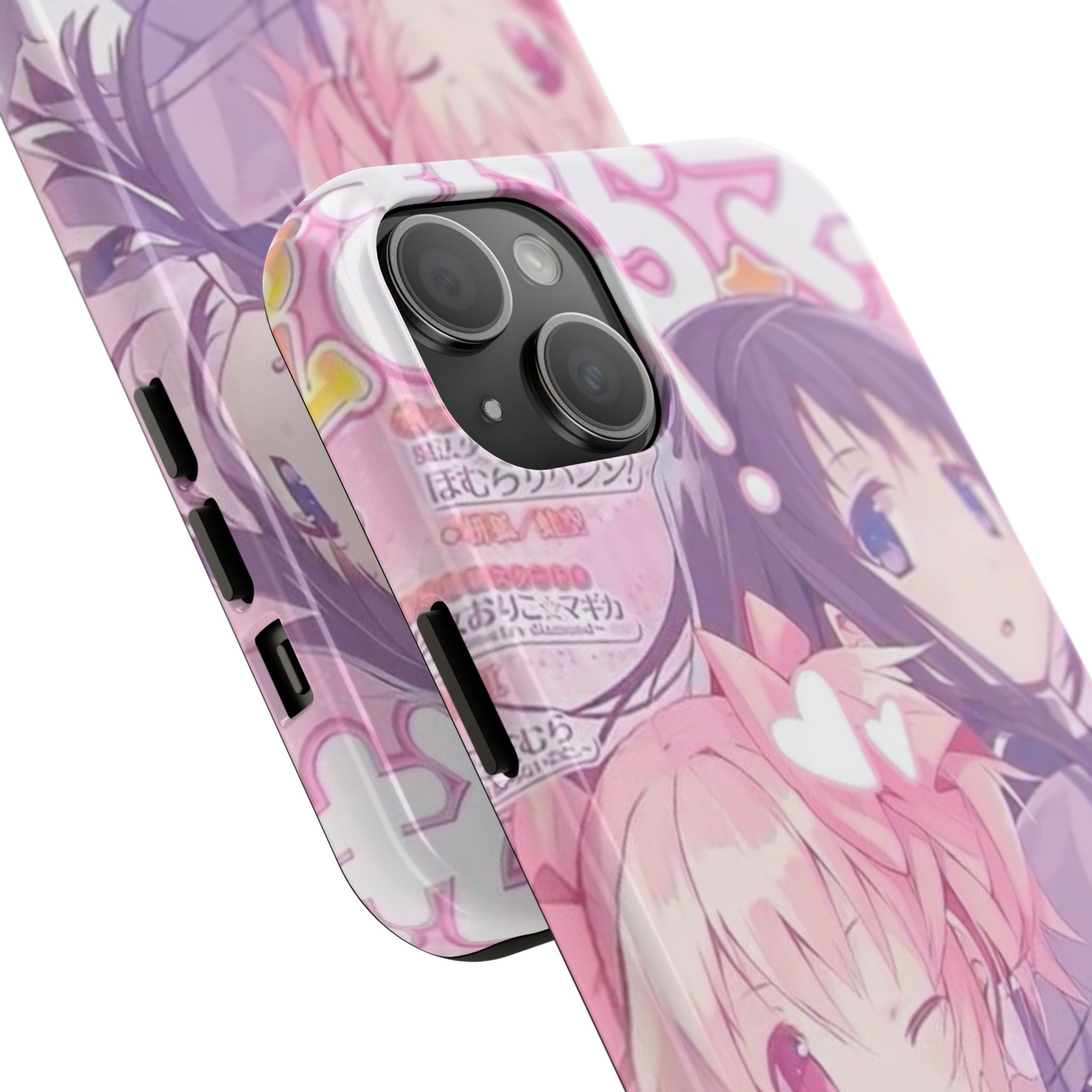 Cute Pink and Purple Anime Phone Case