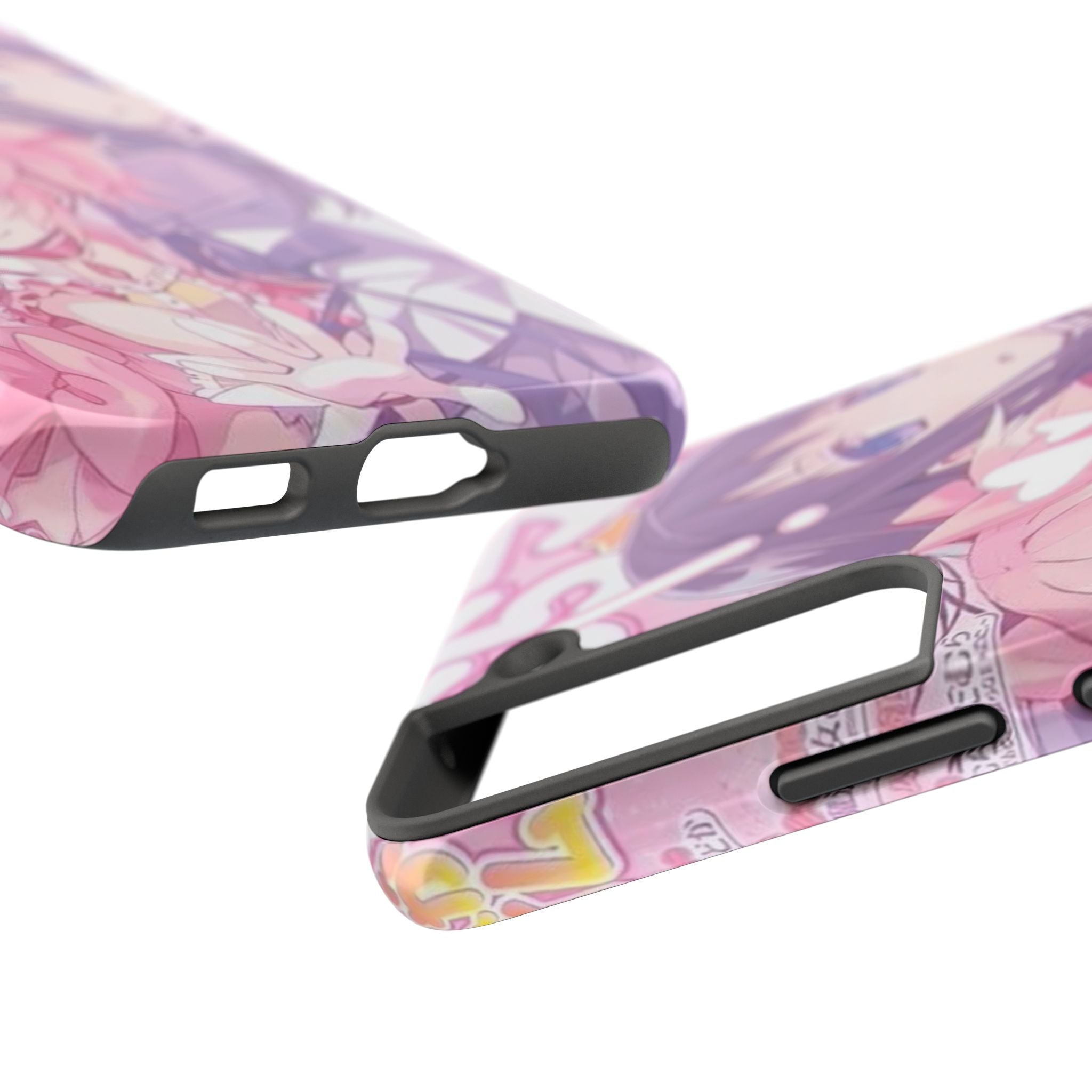 Cute Pink and Purple Anime Phone Case