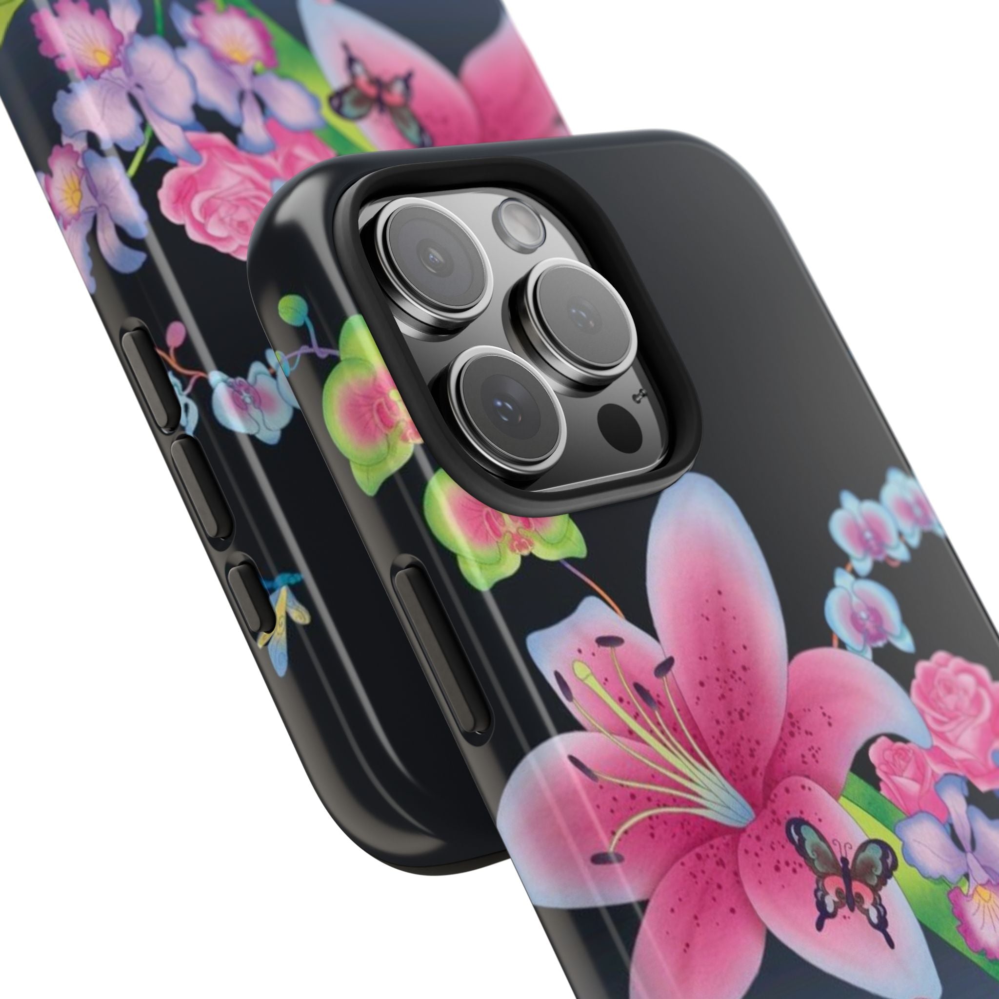 Bright Lily and Orchid  Phone Case