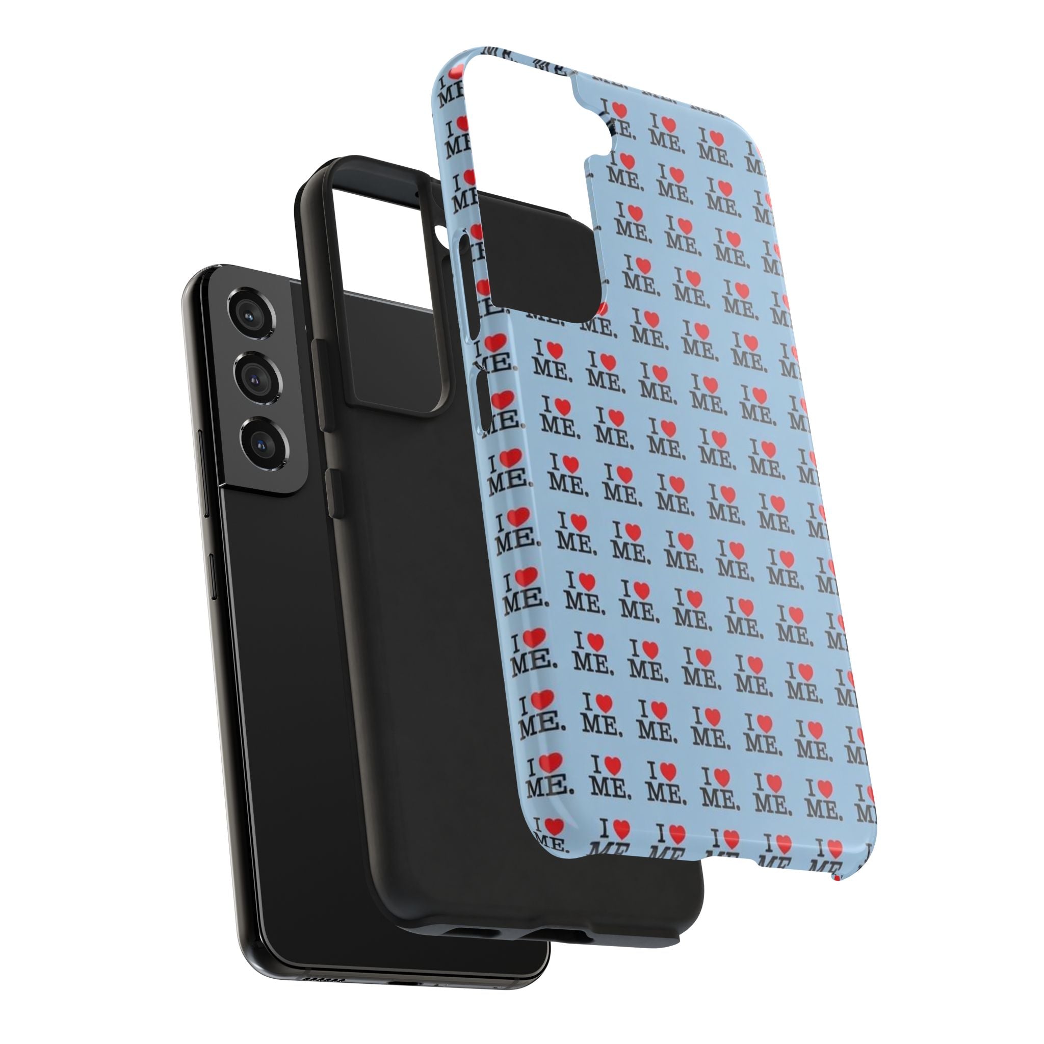 I <3 Me Baby Blue Phone Case