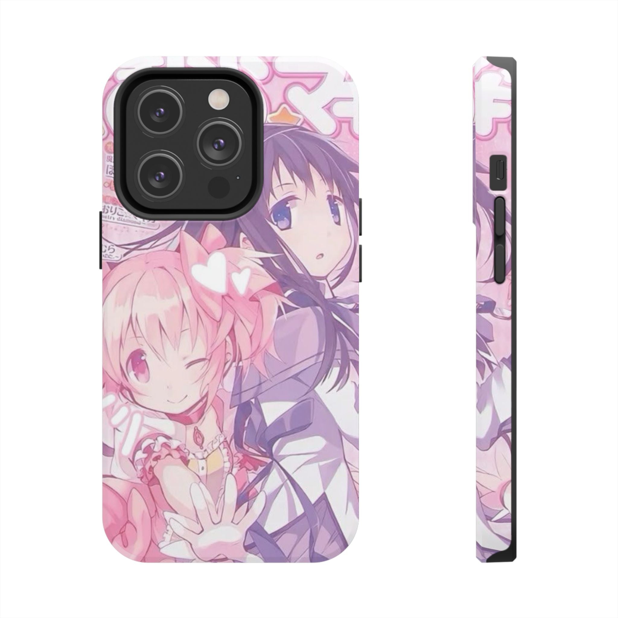 Cute Pink and Purple Anime Phone Case