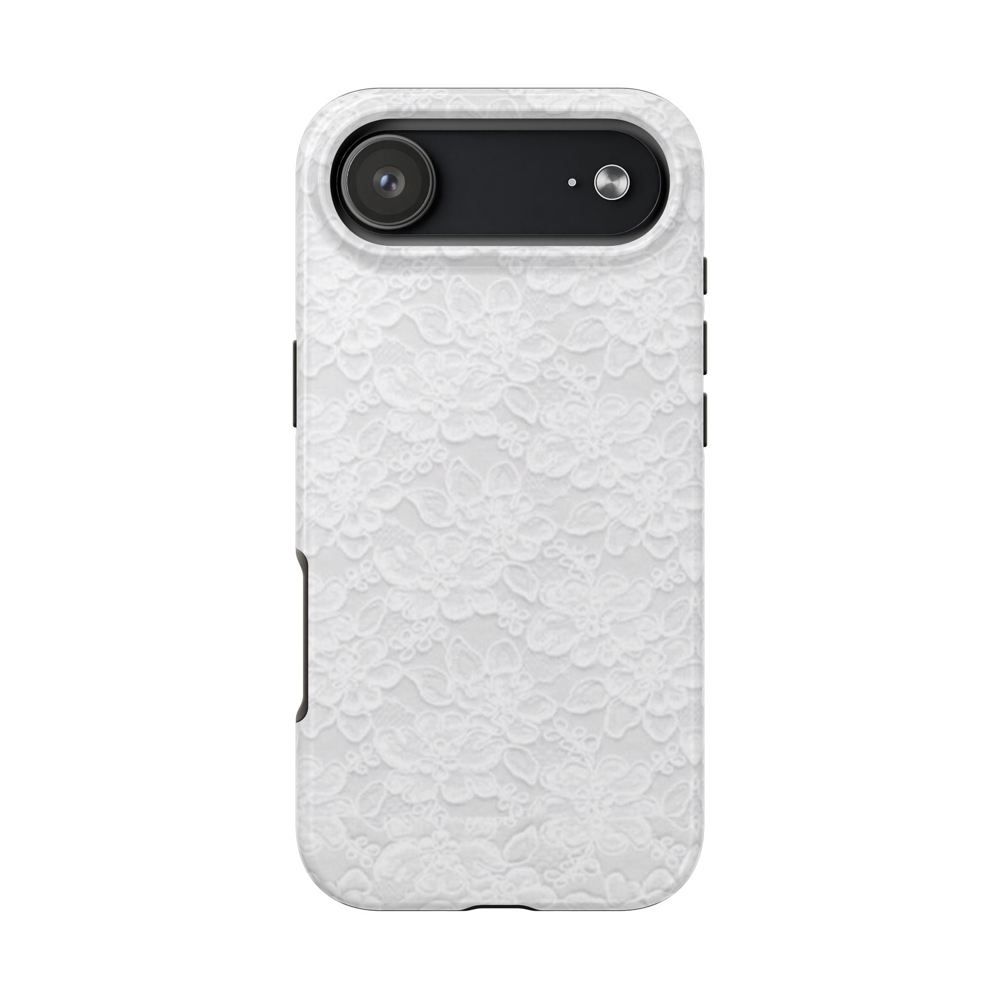 White Lace Coquette Phone Case