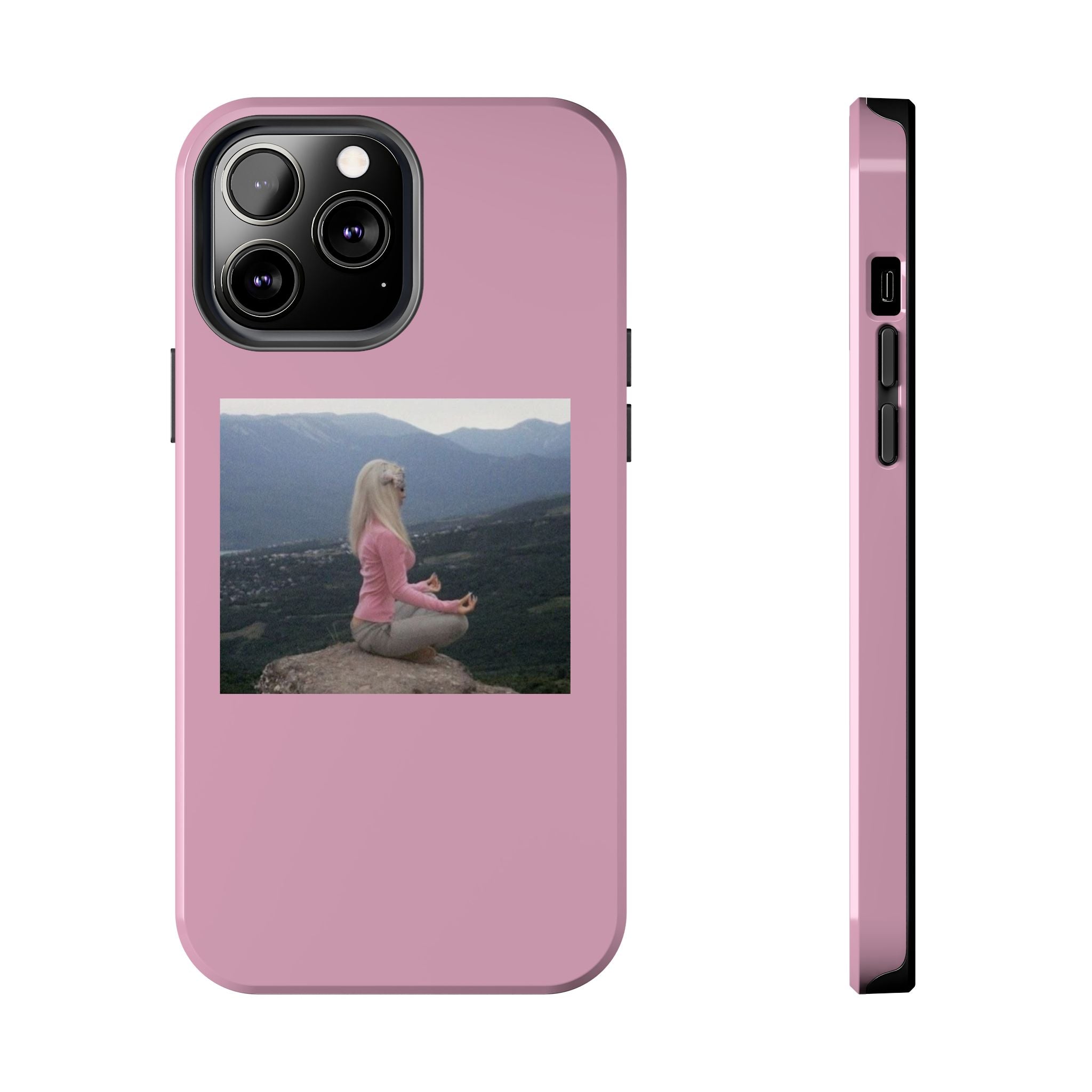 Manifestation Yoga Girl Manifesting Meme Phone Case