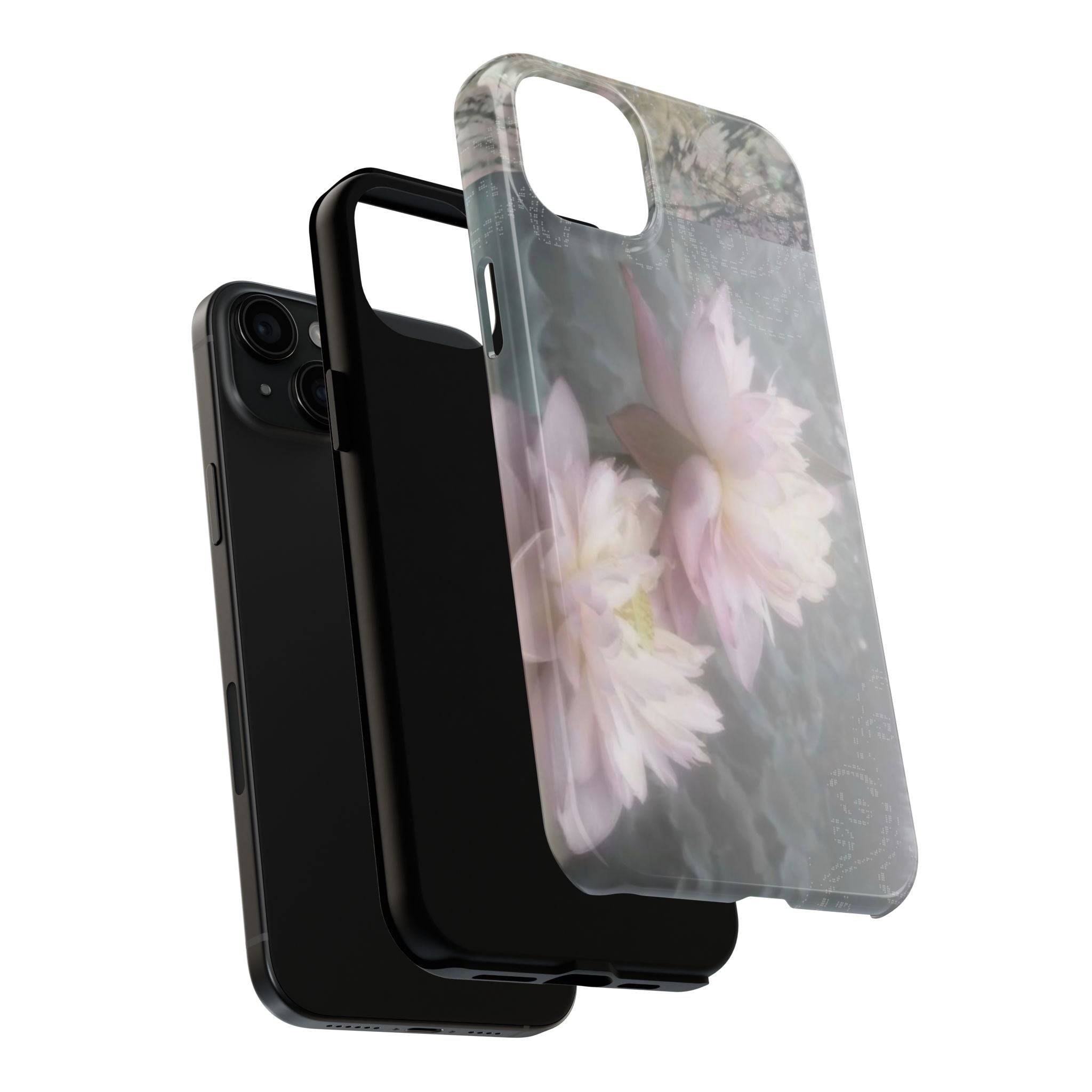 Lotus Flowers Cyber Whimsy Phone Case
