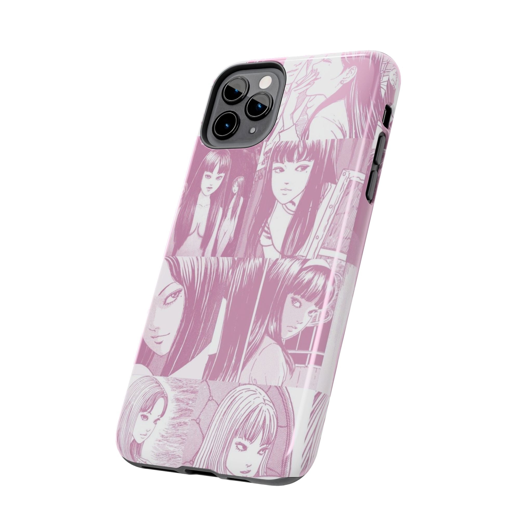 Cute Pink Anime Girl Comic BookPhone Case  - Tough Impact-Resistant Cases