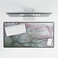 Foggy Cherry Blossom Mouse Pad — Large Non Slip Desk Mat