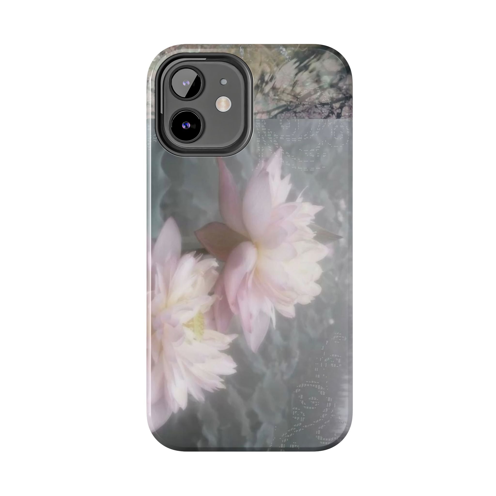 Lotus Flowers Cyber Whimsy Phone Case