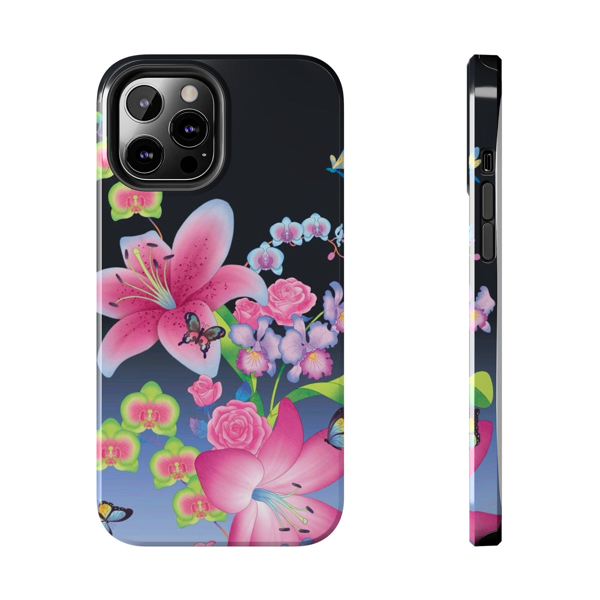 Bright Lily and Orchid  Phone Case