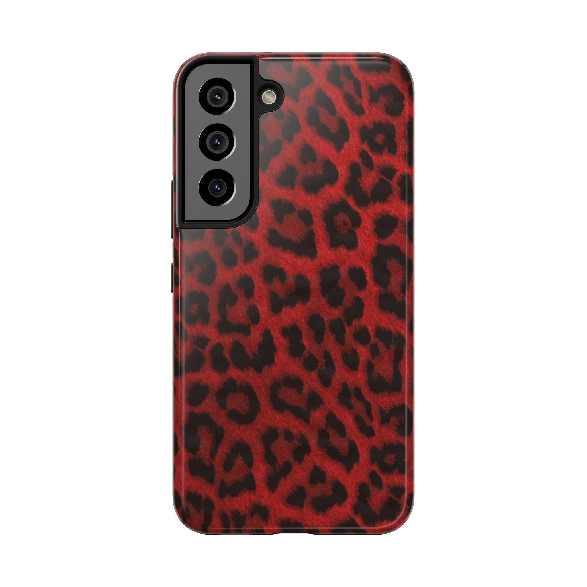 Red Cheetah Leopard Phone Case  - Tough Impact-Resistant Case