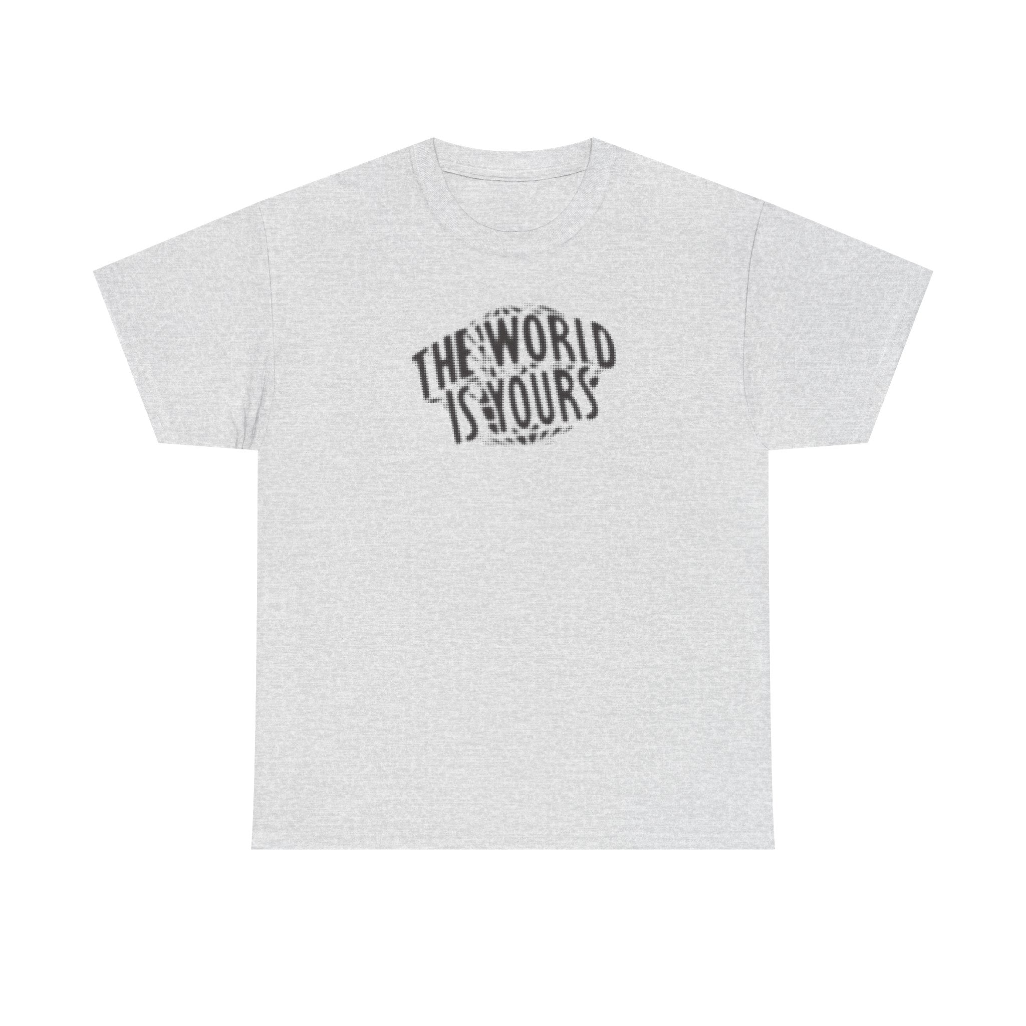The World is Yours Faded Print 100% Cotton Tee