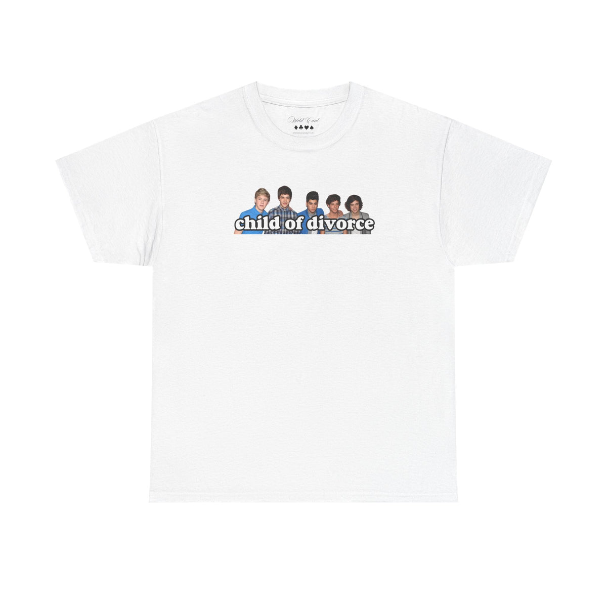 Child of Divorce 1D Fan Merch 100% Cotton T Shirt