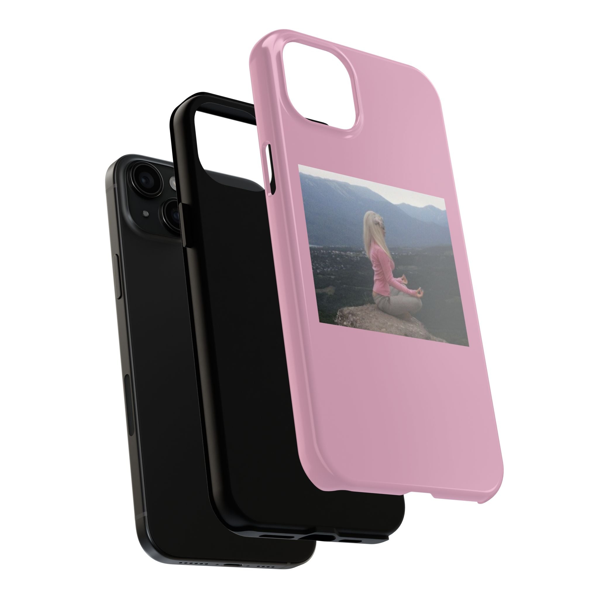 Manifestation Yoga Girl Manifesting Meme Phone Case