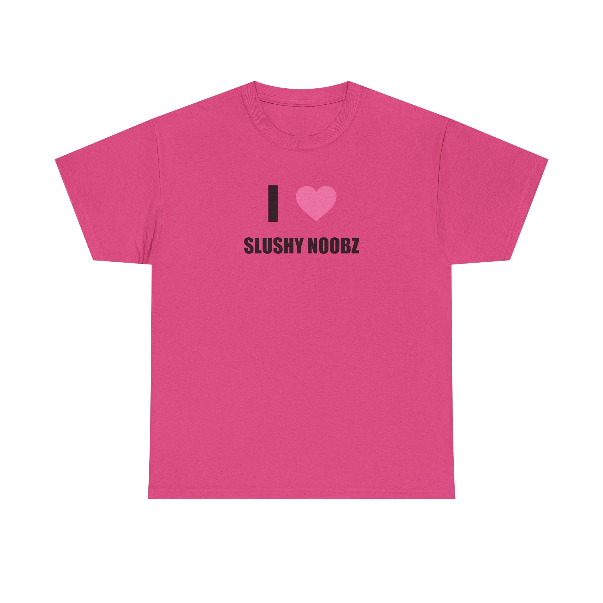 I Love Slushy Noobz Unisex Heavy Cotton Tee