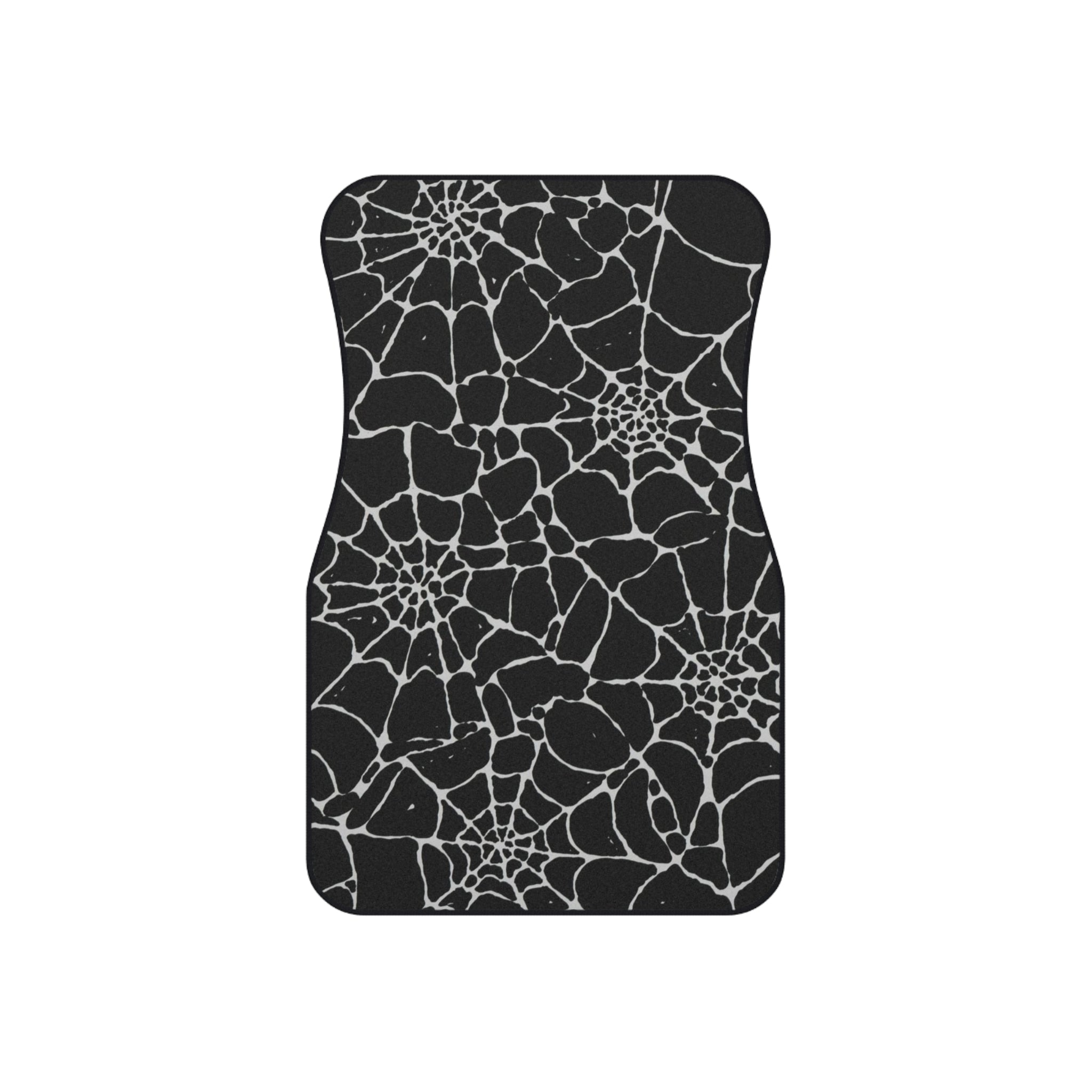 Grunge Spider Web Car Mats - Front Floor Mats Set of 2